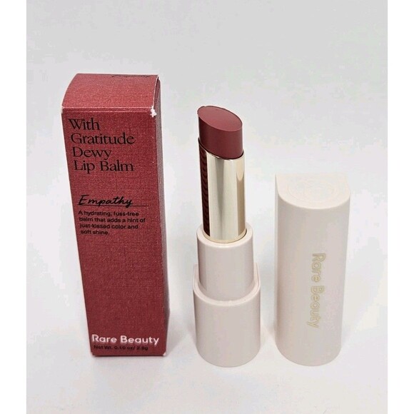 Rare Beauty With Gratitude Dewy Lip Balm EMPATHY 0.10 oz/2.8 g New In Box - Picture 1 of 7